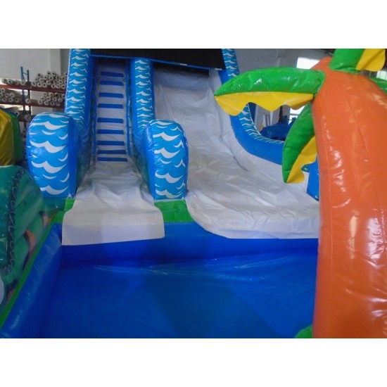 20FT Inflatable Tiki Falls Slide