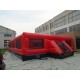 Inflatable Soccer Field Black Red