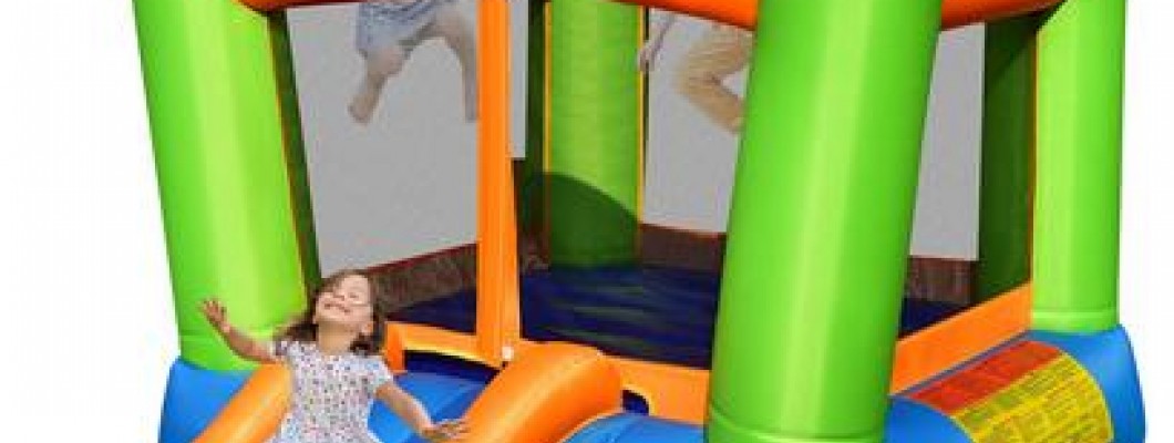 How did the bounce house become a source of joy for children?